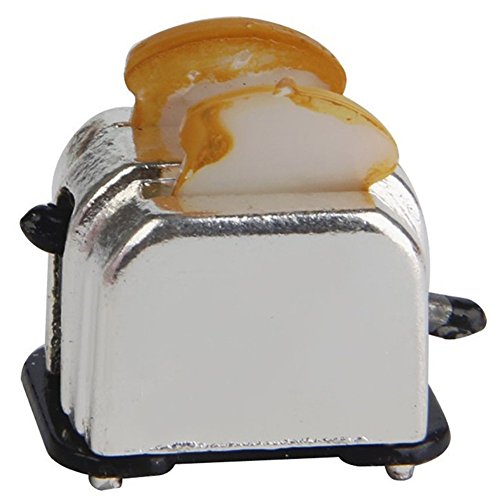 AkoMatial Dollhouse Furniture Accessories, Dollhouse Miniature Bread Maker Toast Cake Mould Babyroom DIY Decoration