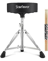 Starfavor Drum Throne Adjustable Drum Stool Padded