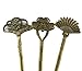 yueton Pack of 3 Vintage Hair Stick Retro Hair Chopsticks Chignon Pin