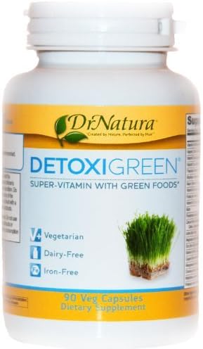 DrNatura DetoxiGreen Daily Detox &amp; Antioxidant Support 90-Vcaps Bottle by Dr Natura Detoxigreen