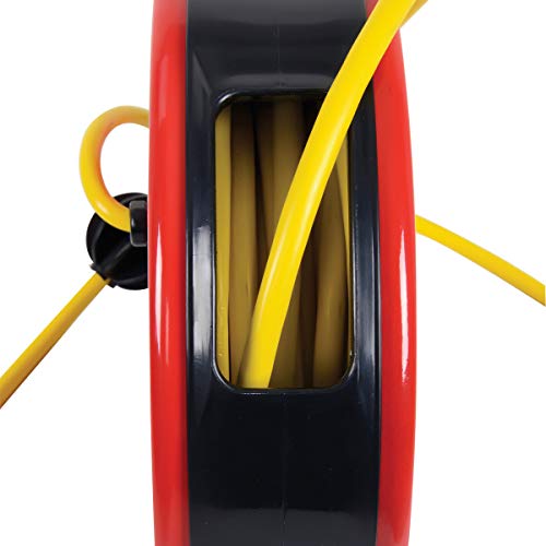 ReelWorks Heavy Duty Extension Cord Reel (Mini 16AWG x 30 FT)
