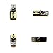 SIRIUSLED 3020 Chipset Extremely Bright Single Panel Canbus Error Free LED Festoon Bulbs for Car Interior License Plate Dome Side Marker Courtesy T10 168 192 194 2825 W5W 6000K Xenon White