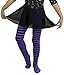 ToBeInStyle Girl's Girls Striped Tights - Black/Purple - S