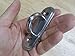 Stainless Steel Eye Pad Anchor Mount with Carabiner - 600 pound working weight (Oblong)