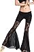 ZLTdream Belly Dance Lace Fishtail Pants for Petite Figure Women Rave Outfit