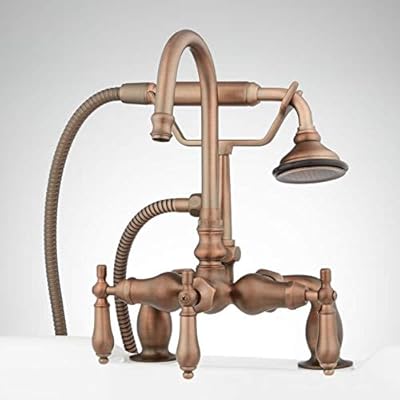 Signature Hardware 348045 Allister Deck Mounted Tub Filler Faucet