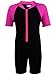 Tuga Girls Thermal Shorty 1.5mm Neoprene/Spandex Wetsuit 1-14 Years, UPF 50+