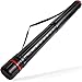 Juvale Poster Tube - Expandable Blueprint, Drafting, Document, Art Storage Hard Plastic Tube 24 to 40 inches with Adjustable Should Strap Water and Light Resistance Case (Black)