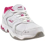 AVIA Women's Tangent Cross Training Shoe,White/Pink Scorch/Chrome Silver,7.5 M US