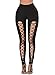 Astylish Womens Lace Up High Waist Activewear Sport Legging Workout Yoga Pants