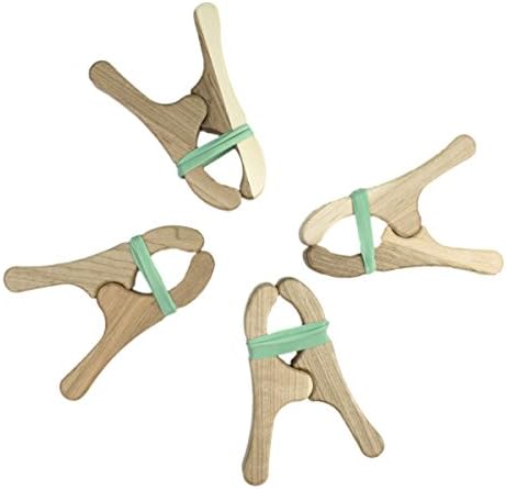 Camden Rose Maple Play Clips, Set of 4