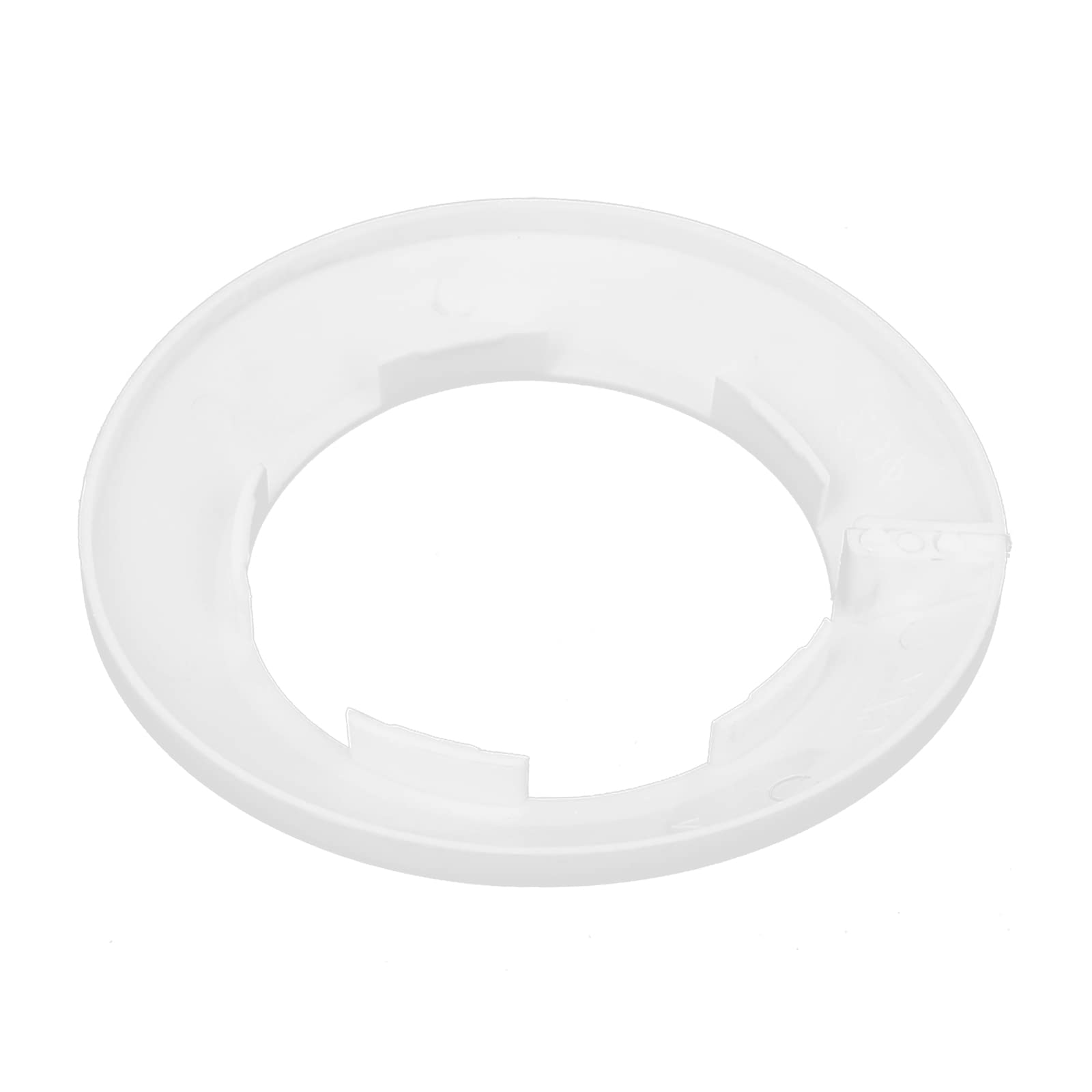 DTGN 100x13mm(DxT) Pipe Cover Decoration - Good for Bathroom Kitchen 63mm Dia Pipe - PP Plastic Escutcheon - White