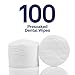 Petpost | Dental Wipes for Dogs - Bad Breath and Tooth Buildup Remover - Presoaked Pads in Natural Tooth Cleaning Solution 100 ct.
