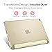 MoKo Case Fit 2018/2017 iPad 9.7 6th/5th Generation, Slim Lightweight Smart Shell Stand Cover with Translucent Frosted Back Protector Fit iPad 9.7 in 2018/2017, Champagne Gold(Auto Wake/Sleep)