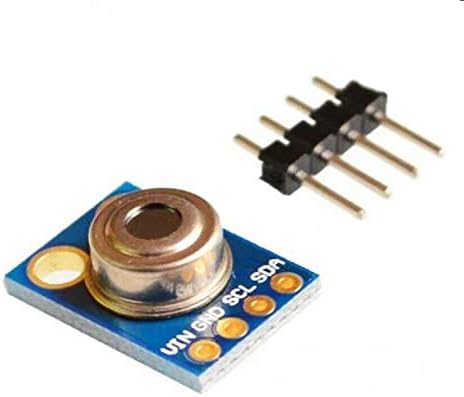 TECNOIOT 2pcs GY-906 MLX90614 non-contact Infrared Temperature Sensor Module MLX90614ESF, Blue - Image 3