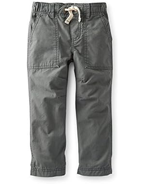 Baby Boys' Woven Ripstop Pants - Grey