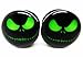 Pierced Republic The Nightmare Before Christmas Ear Plugs - Acrylic Screw-On - New - 8 Sizes - Green Jack Skellinton - Pair (00 Gauge (10mm))