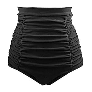 Viloree Rockabilly 50s Vrouwen hoge taille bikini Tankini Shorts Bottoms Tummy Control
