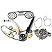 MOCA Timing Chain Kit Water Pump Fit 02-05 Cavalier & 03-07 for Saturn Ion-2 / Ion-32.2L L4 Dohc Vin Code F & 02-07 for Saturn Vue 2.2L 134Cid L4 Dohc Vin Code D