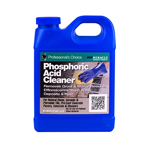 Miracle Sealants PHOSQT6 Phosphoric Acid Cleaners, Quart, 32 Fl Oz on