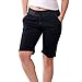 Metro Women's Cotton Bermuda Shorts with Pockets, Elastic Waist, Soft Stretch