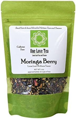 One Love Tea - Moringa Berry - 2 Oz Loose Leaf Tisane
