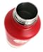 64oz Stainless Steel Growler and Wide Mouth Water Bottle by Pine Sky - 2 Lid Package (64 oz, Campfire Red)