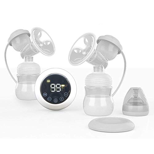 image for Double Electric Breast Pump, Intee Portable Breast Pump with Adjustabl