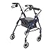 Drive Medical Mimi Lite Deluxe Aluminum Rollator, Flame Blue
