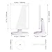 Light Up Vanity Mirror Amzdeal Makeup Mirror with Magnification and LED Lights, Touch Screen Dimming,Detachable 10X Magnifying Spot Mirror,180 Degree Swivel Rotation (White)
