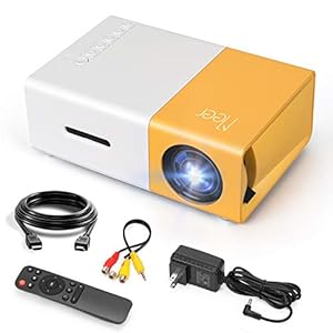 Meer Mini Projector,Portable Movie Projector,Smart Home Projector,Neat Projector for iOS,Android,Windows,PS5,Laptop,TV…