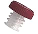 Prexware Set of 8 Unbreakable Wine Glasses, Acrylic Wine Glasses, Cryslal Like Wine Glasses. And 1 Wine Bottle Stopper Pourer