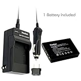 AC/DC Charger + Battery for Kodak EasyShare Camera DX7630 KLIC-5001 + car plug