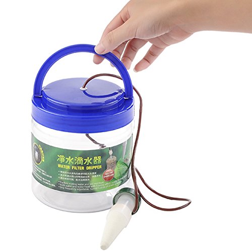 Reptile Water Filter Dripper Drip System Drinking Fountain for