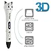 3D Pen - Dikale 05A【Kitten Shaped Design】3D Drawing Printing Printer Pen Bonus 250 Stencils eBooks for Kids Adults Arts Crafts Model DIY, Non-Clogging