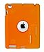 Bobj Rugged Case for iPad 4 , iPad 3 , iPad 2 (not for iPad Air) - BobjGear Custom Fit - Patented Venting - Sound Amplification - BobjBounces Kid Friendly Outrageous Orange