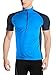SWISSWELL Short Sleeve Cycling Jersey with Back Patch Pocket Blue Small
