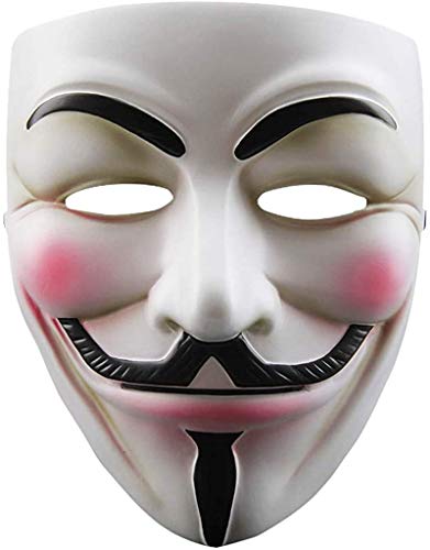 Hacker Mask for Halloween Costume - V for Vendetta Mask Anonymous