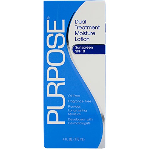 Purpose Dual Moistureizer with SPF 10, 4 Ounce