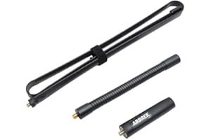 ABBREE Gooseneck CS Tactical Antenna SMA-Female VHF UHF Dual Band 48.8-Inch Antenna for Baofeng AR-152,UV-82,BF-888S,UV-5R,BF-F8HP,BF-H6 Kenwood HamTwo Way Radio