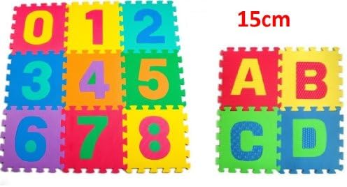 New 36pcs Foam Alphabet Letter and Number Puzzle Floor Mat Puzzle Child TOY 15cm/ 6"