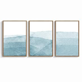 signwin 3 Piece Framed Canvas Wall Art Fog...