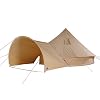 10T Outdoor Equipment Desert Unisexe, Beige Sable D8+, 400 x 400 x 250 cm