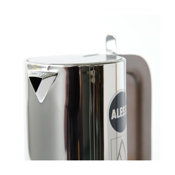Alessi 9090/6 Espressomaschine 6 Tassen für Induktion, Edelstahl, Silber, 15.5 x 13.5 x 27 cm – Bild 5