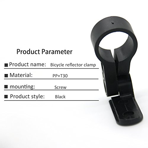 1Pc Outdoor Mountain Bicycle Seat Post Reflector Clamp Bike Accessories