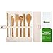 Bamboo Utensils | Bamboo Travel Utensils | Bamboo Cutlery Set | Knife, Fork, Spoon, Reusable Straws and Chopsticks | Reusable Flatware Set
