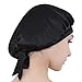 100% Mulberry Silk Night Sleeping Cap Bonnet Hats for Women, Chemo Caps Cancer Headwear Skull Cap,Very Silky & Comfortable