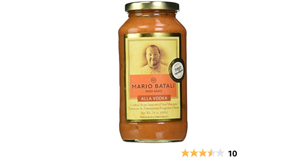 Amazon Com Mario Batali All Vodka Pasta Sauce 24 Oz Italian Sauces Grocery Gourmet Food