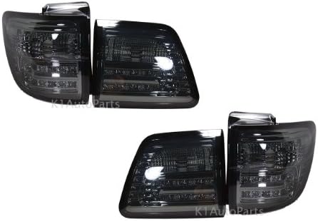 Tail Rear LED L.E.D Light Lamp Smoke Lens Toyota Fortuner 2009-2011