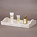 Creative Home 74724 Champagne Marble Large Arch Tray Beige, 12.5